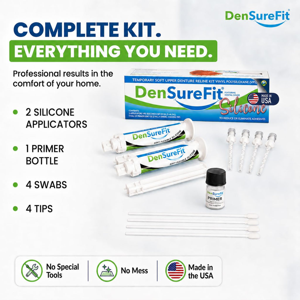 Upper Denture Reline Kit Soft Silicone Liner B8303