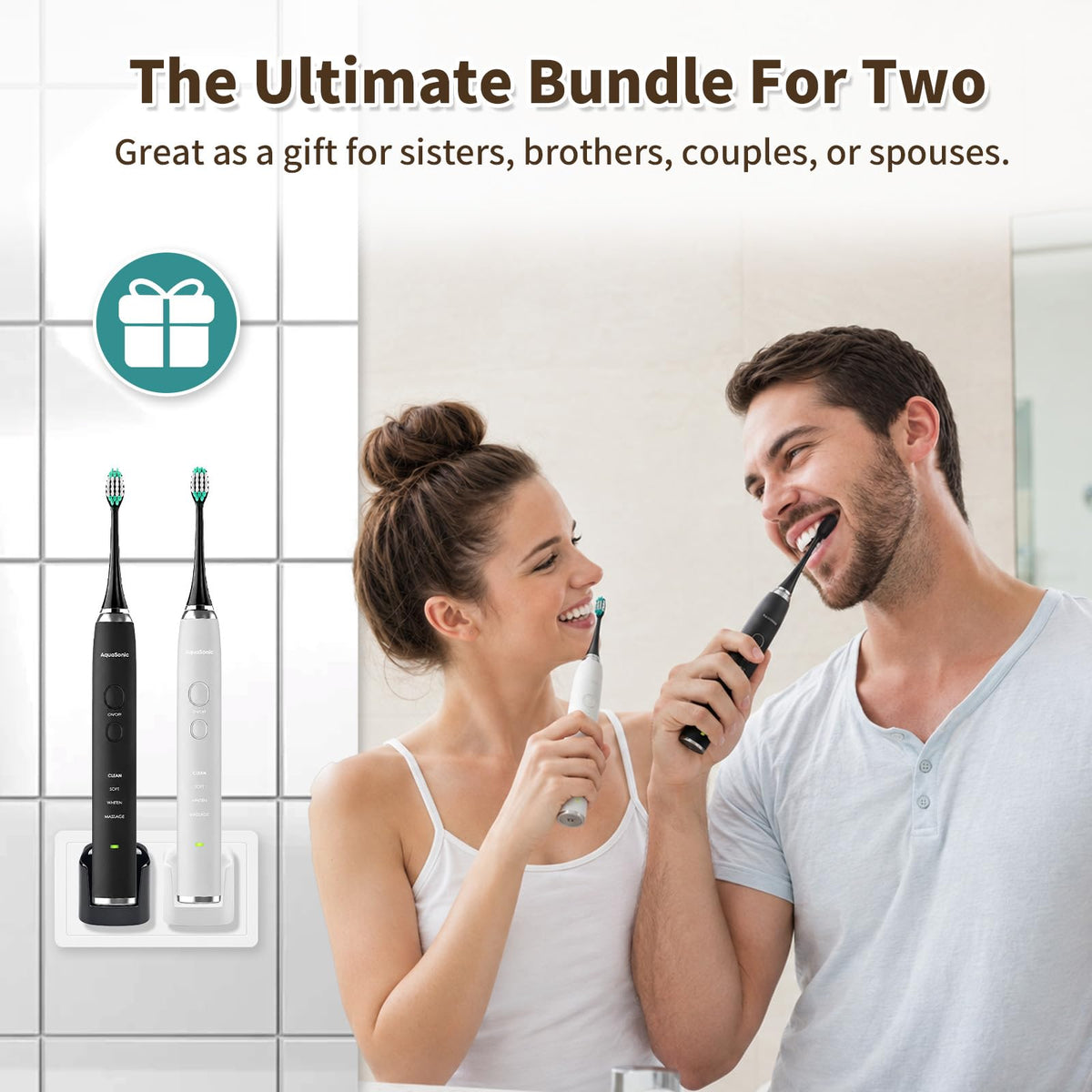 2 Pack Toothbrush Wall Charger H602