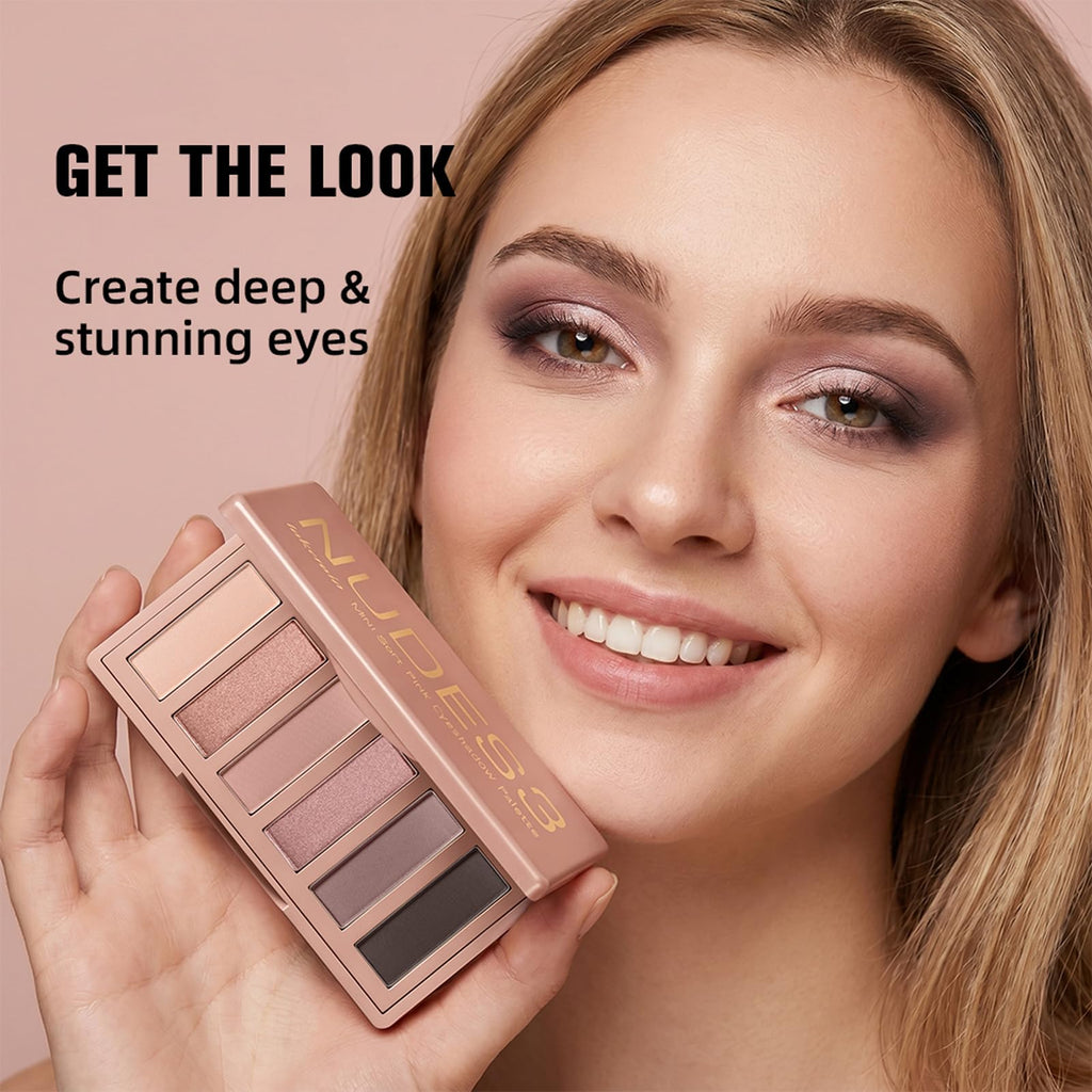 Mini 6 Color Matte & Shimmer Eyeshadow Palette Z418
