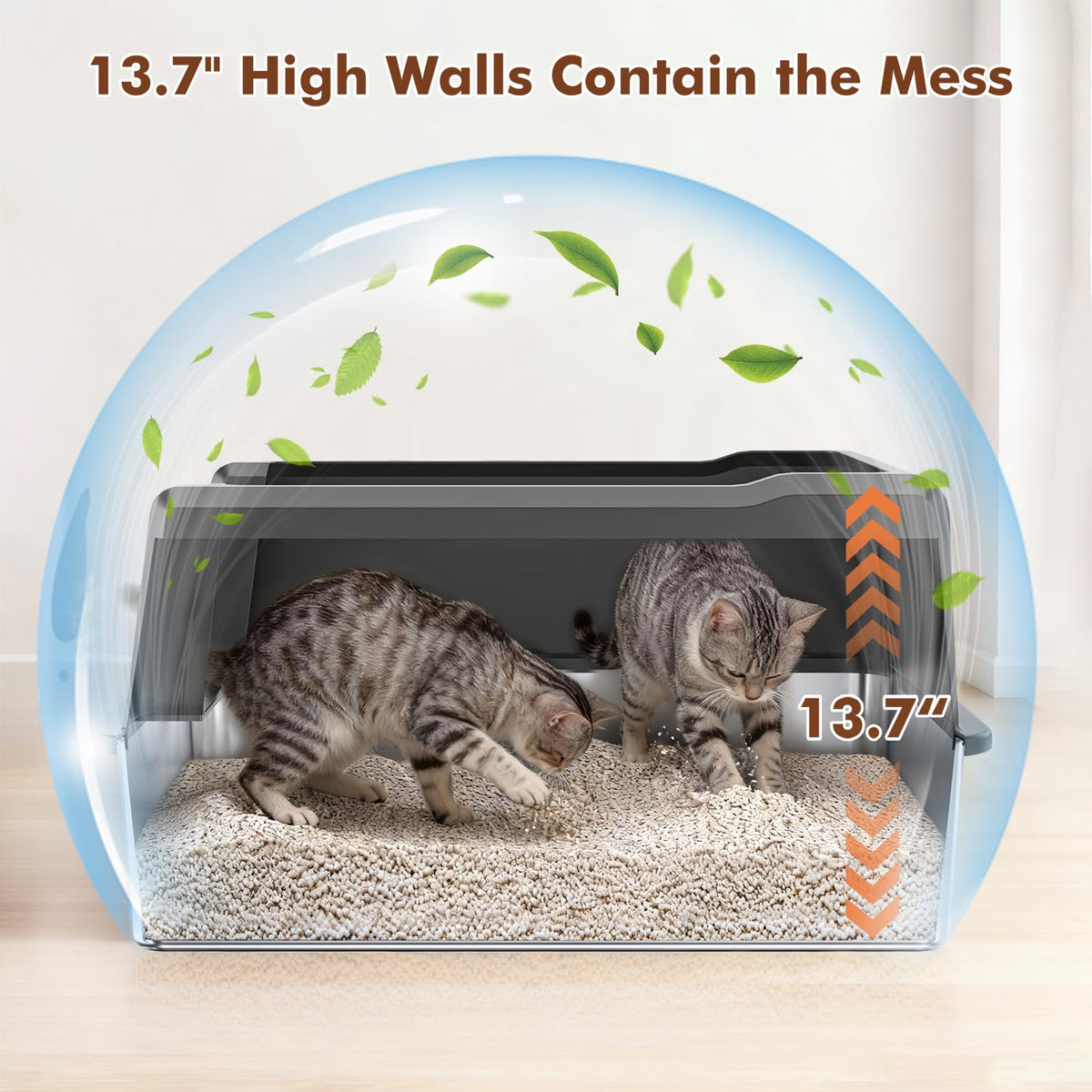 Extra Large Stainless Steel Litter Box V39999