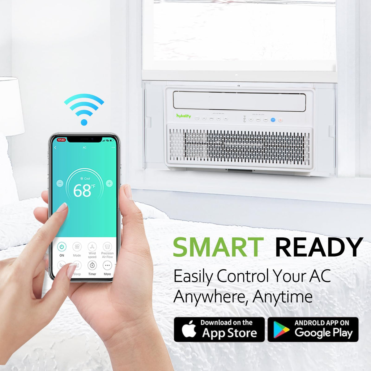 WiFi Enabled 10,000 BTU Smart Inverter Window Air Conditioner N716756