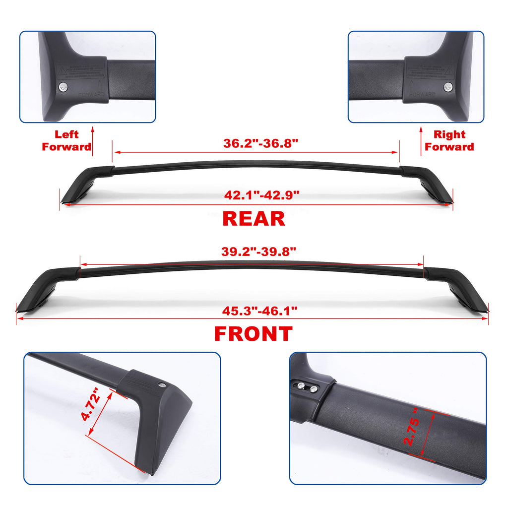 Lockable 260lbs Roof Rack Crossbar K61480