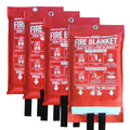 40" x 40" 4 Pack Fire Blanket W418