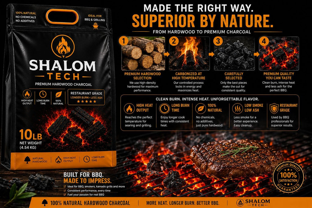 10 LB All Natural Hardwood Lump Charcoal E43375