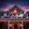 12FT Halloween Inflatable Lying Skeleton Decoration J3219