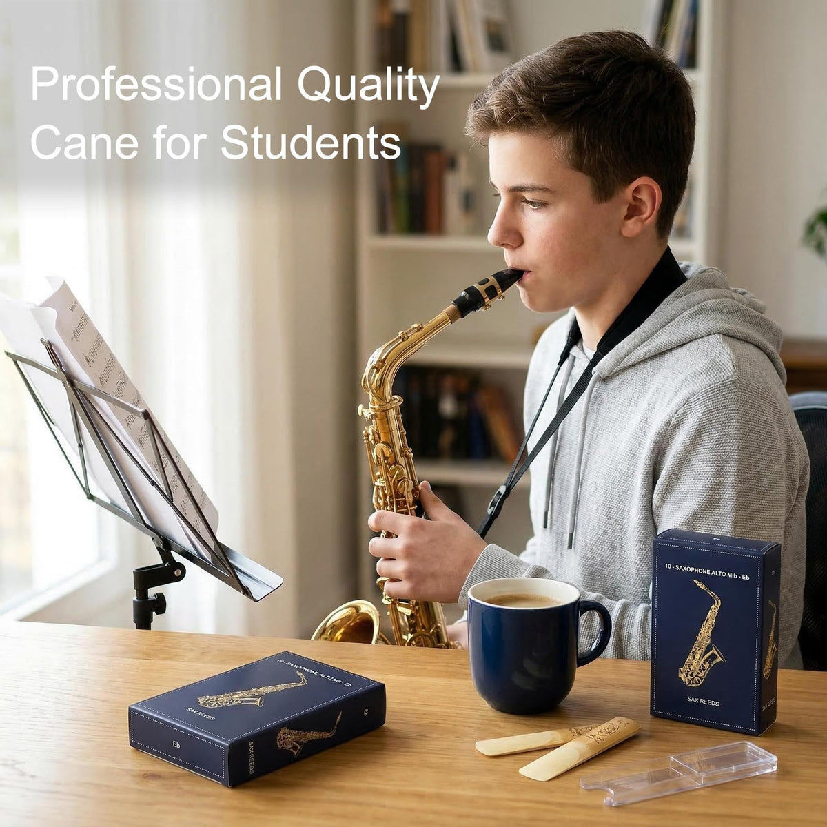 Alto Saxophone Reeds Strength 2.5 Natural Cane 10-Pack R944564