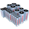 26 Pack NiMH Rechargeable Batteries 8AA 8AAA 4C 4D 2 9V E81033
