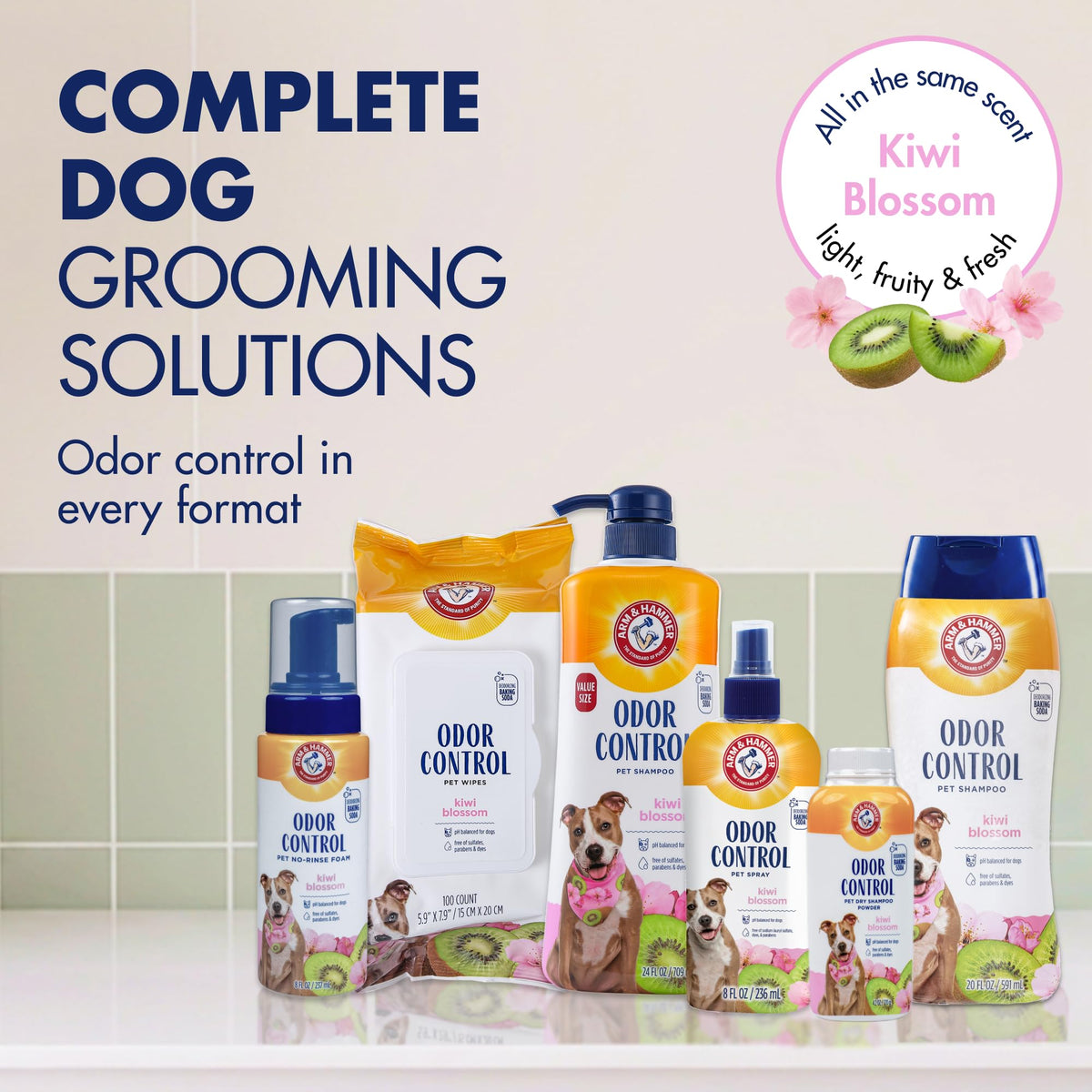 Deodorizing Dog Shampoo Kiwi Blossom 20 Fl Oz R68327