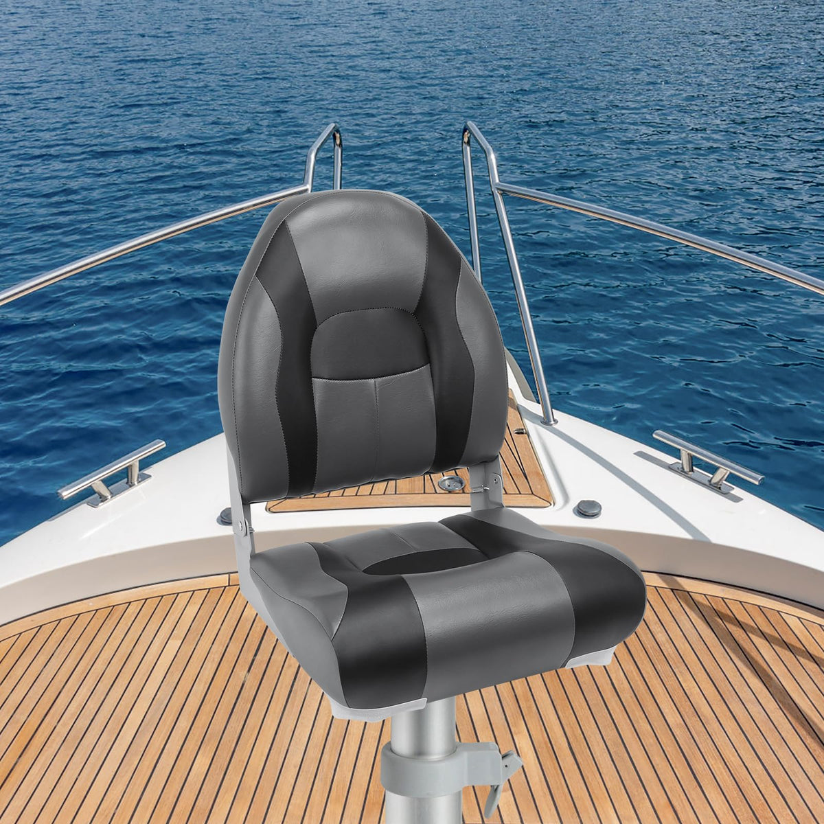 High Back Folding Waterproof Boat Seats 2 Pack N74412