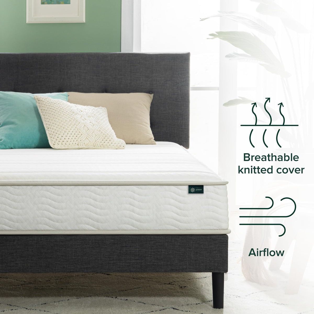 8 Inch Full Foam and Spring Hybrid Mattress L14414