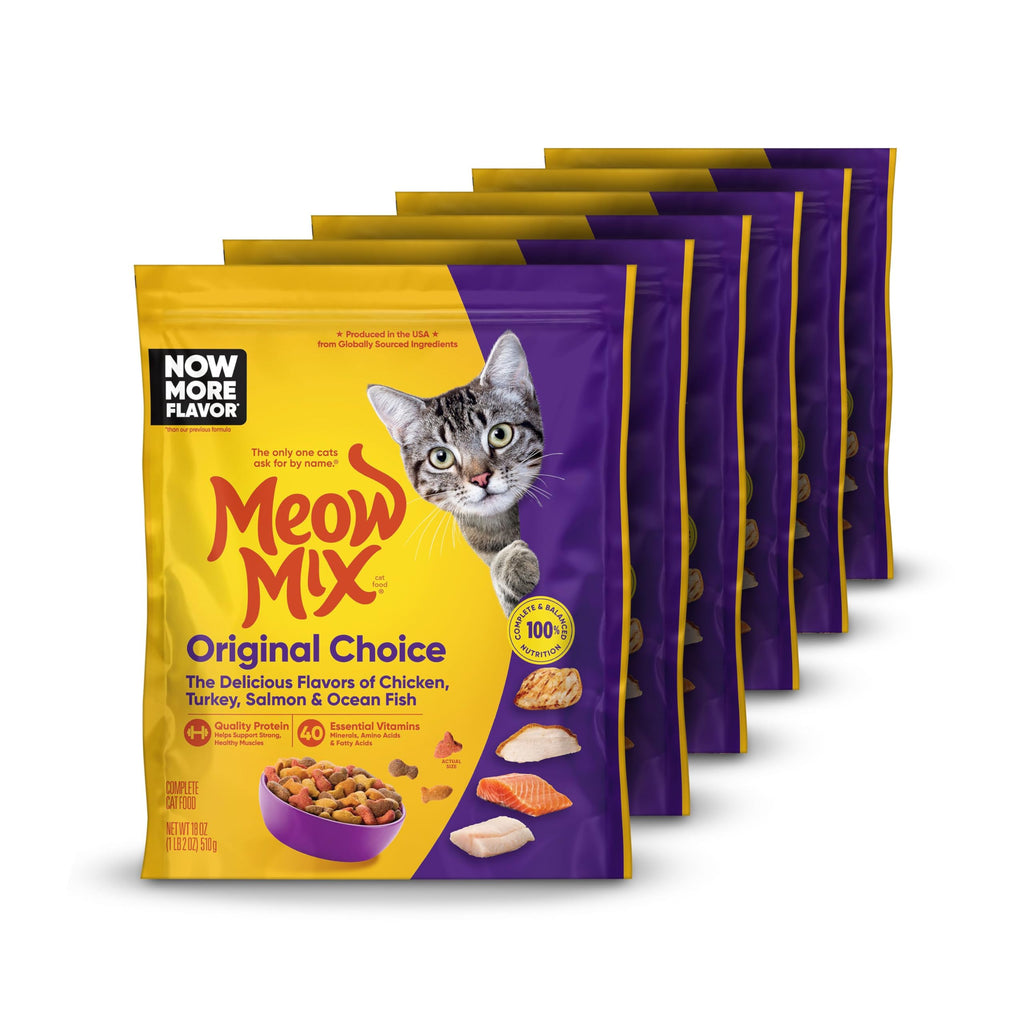 Dry Cat Food 18 oz Pouches J814