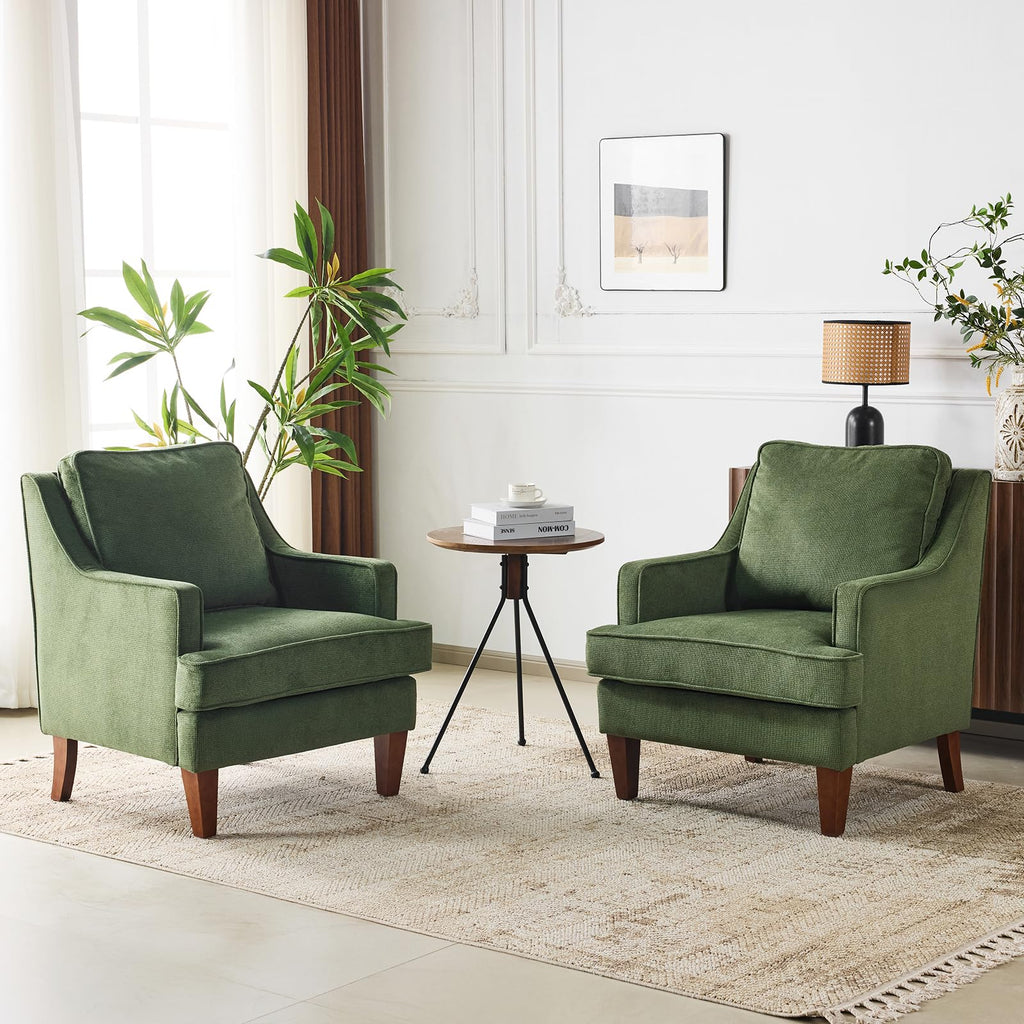 High Back Accent Chairs Set of 2 R53633