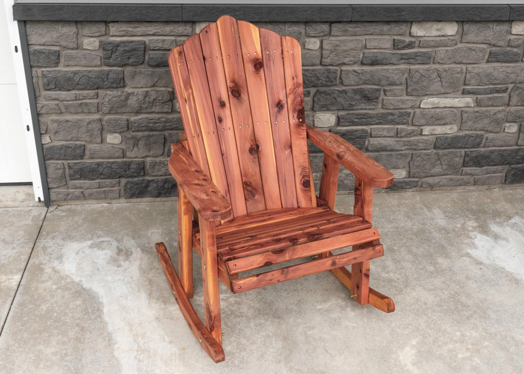 Cedar Adirondack Rocking Chair R8033