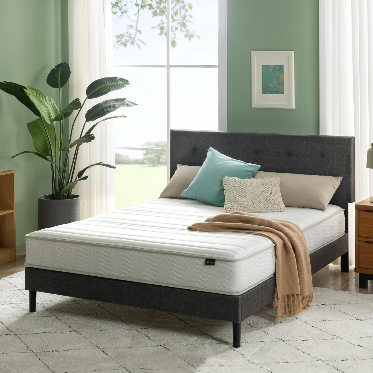 8 Inch Full Foam and Spring Hybrid Mattress L14414