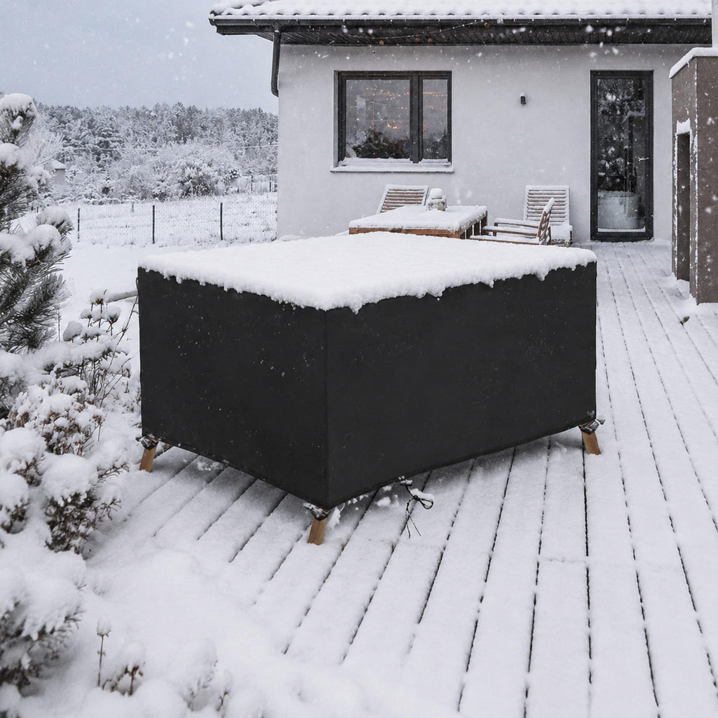 Waterproof Outdoor Furniture Cover 420D, 47"L x 22"W x 30"H Black C189