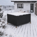 Waterproof Outdoor Furniture Cover 420D, 47"L x 22"W x 30"H Black C189