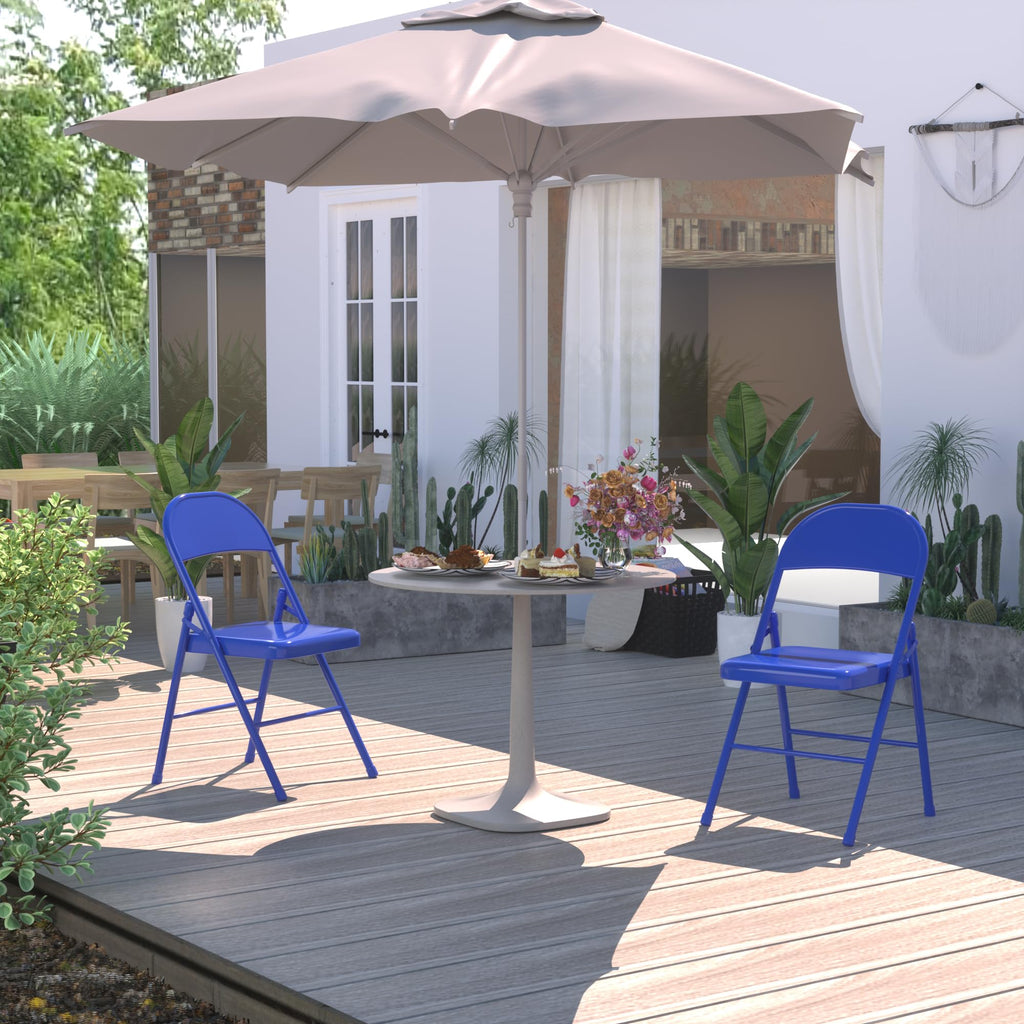 Metal Folding Chairs 4 Pack I8132