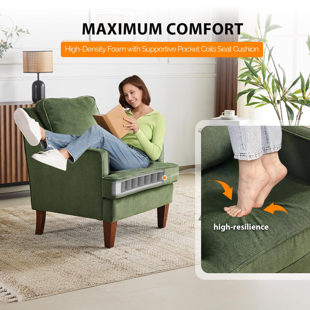 High Back Accent Chairs Set of 2 R53633