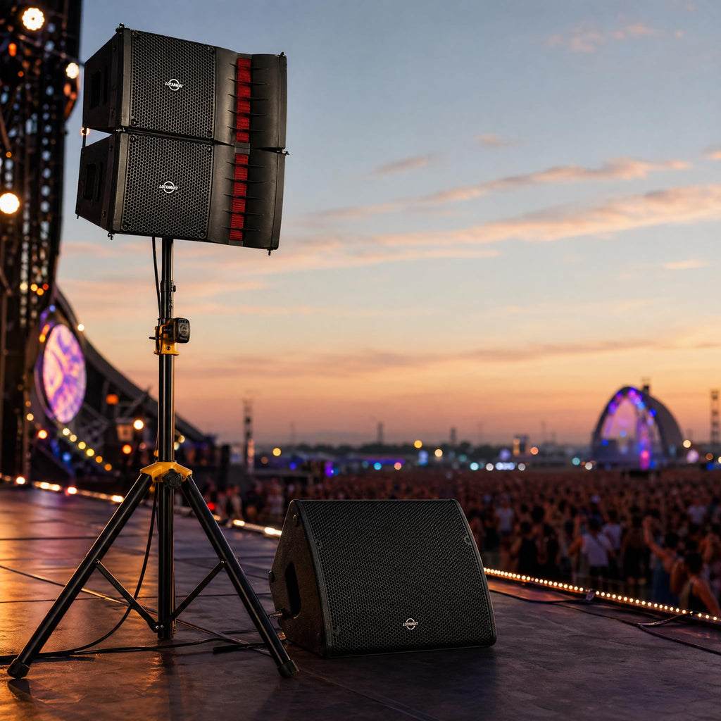 2000W Powered Line Array PA Speaker System with 18 Inch Subwoofer H957