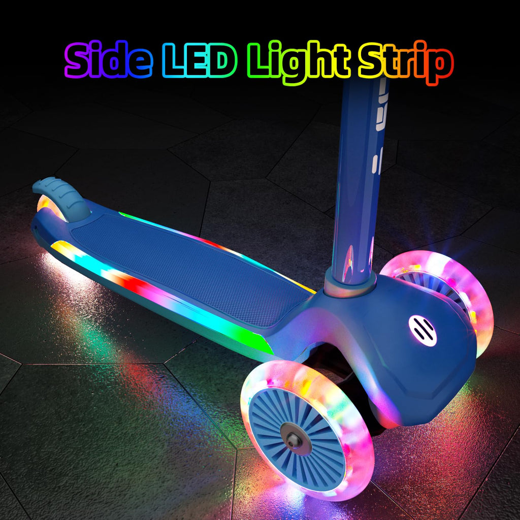 3-Wheel Kids Scooter with Light-Up Wheels K52065