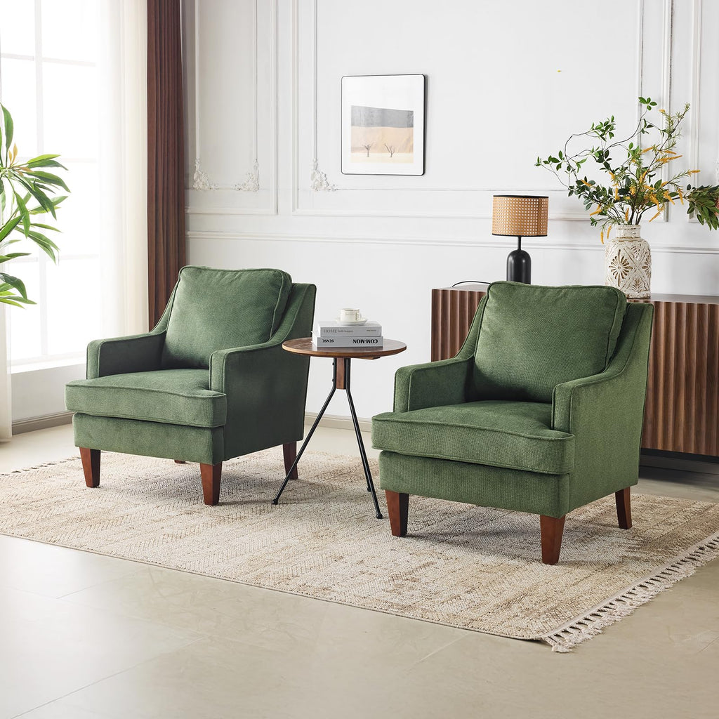 High Back Accent Chairs Set of 2 R53633