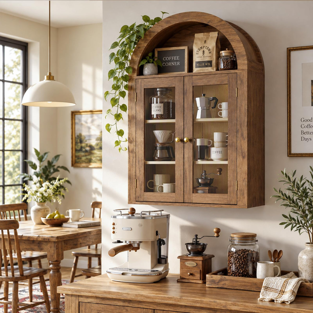 Wall Mount Medicine Cabinet with Glass Doors and Adjustable Shelves R3735