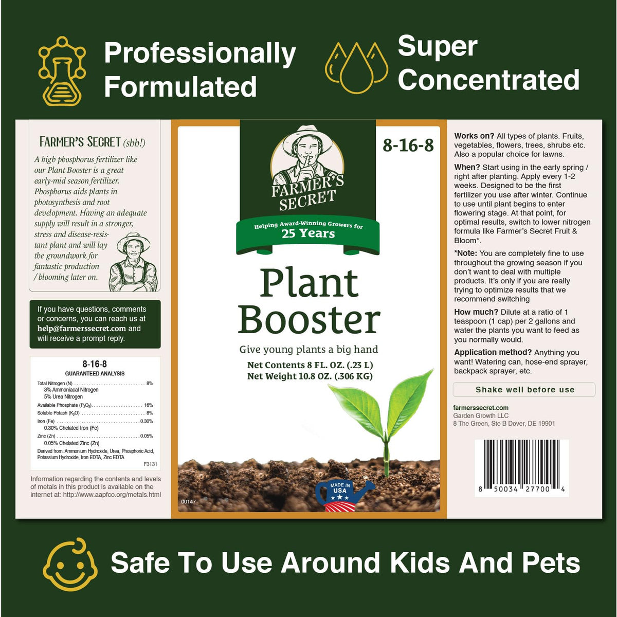 32oz Concentrated High Phosphorus Plant Booster U913694