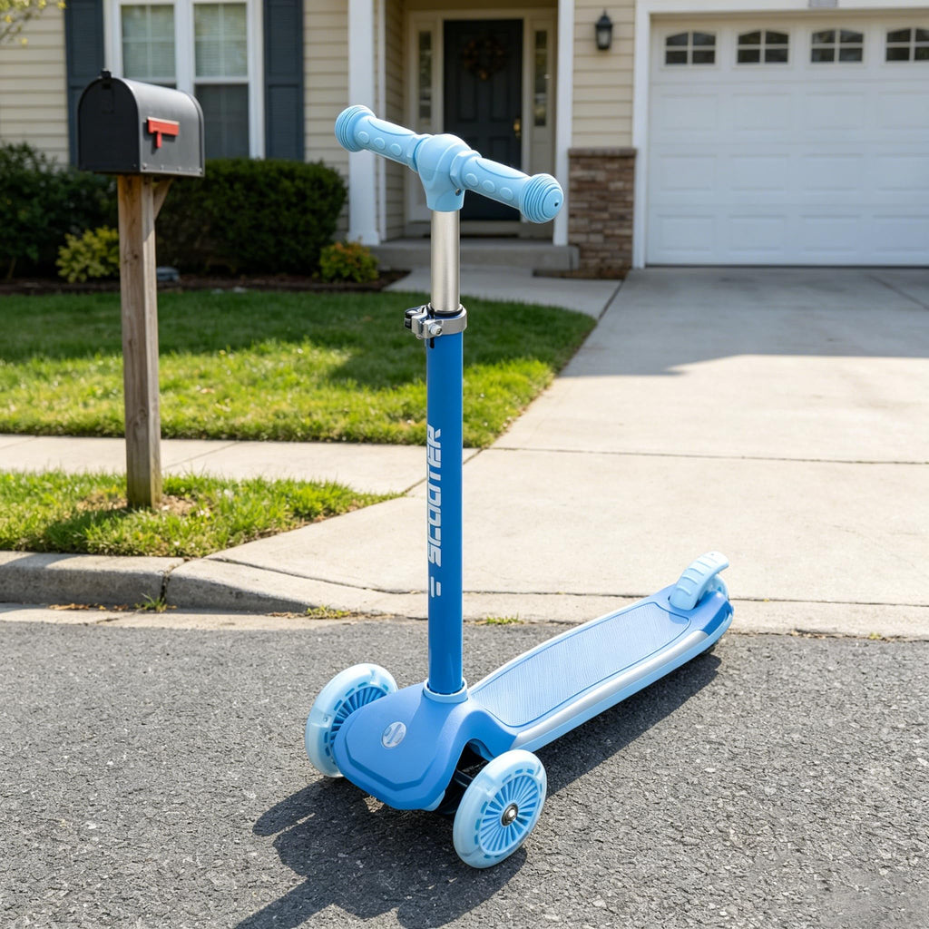 3-Wheel Kids Scooter with Light-Up Wheels K52065