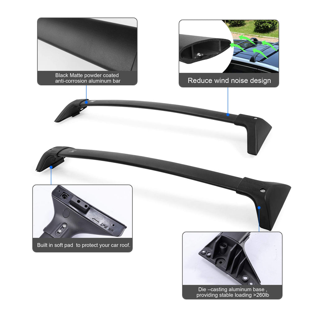 Lockable 260lbs Roof Rack Crossbar K61480