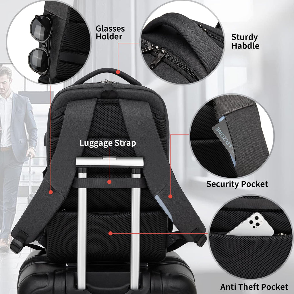 17 inch Travel Laptop Backpack B562306