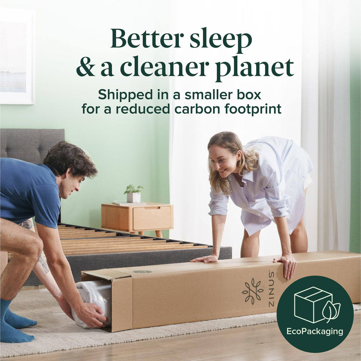 8 Inch Full Foam and Spring Hybrid Mattress L14414