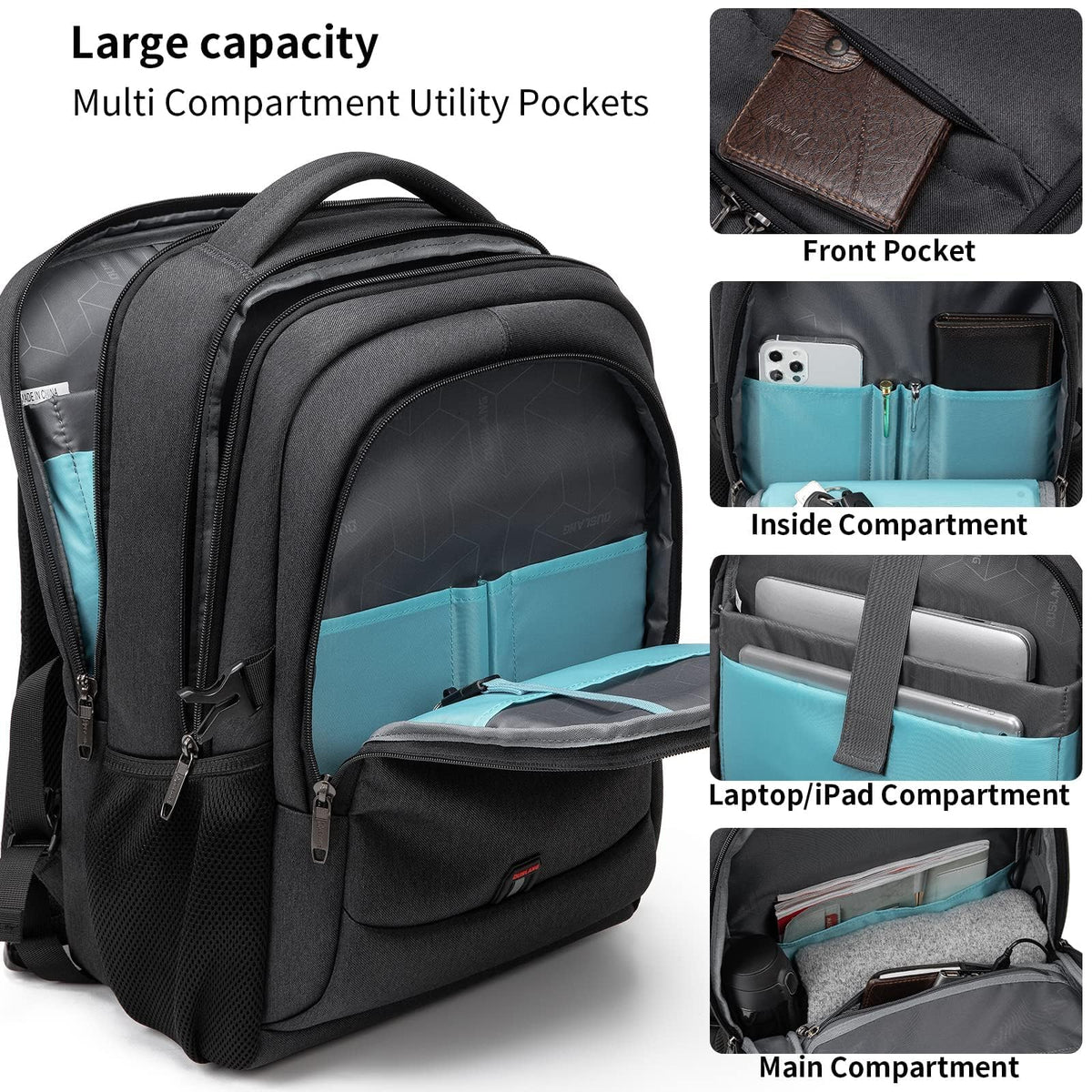 17 inch Travel Laptop Backpack B562306