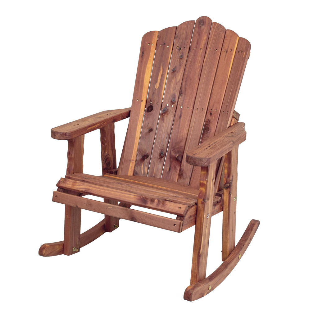 Cedar Adirondack Rocking Chair R8033