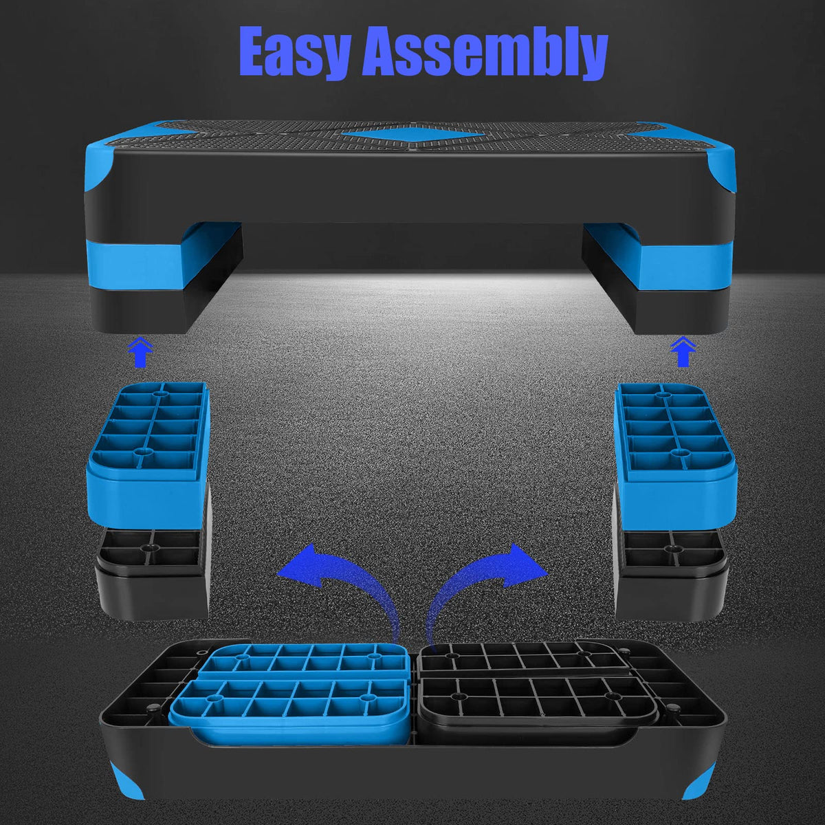 Adjustable Aerobic Stepper Fitness Step Platform J142198