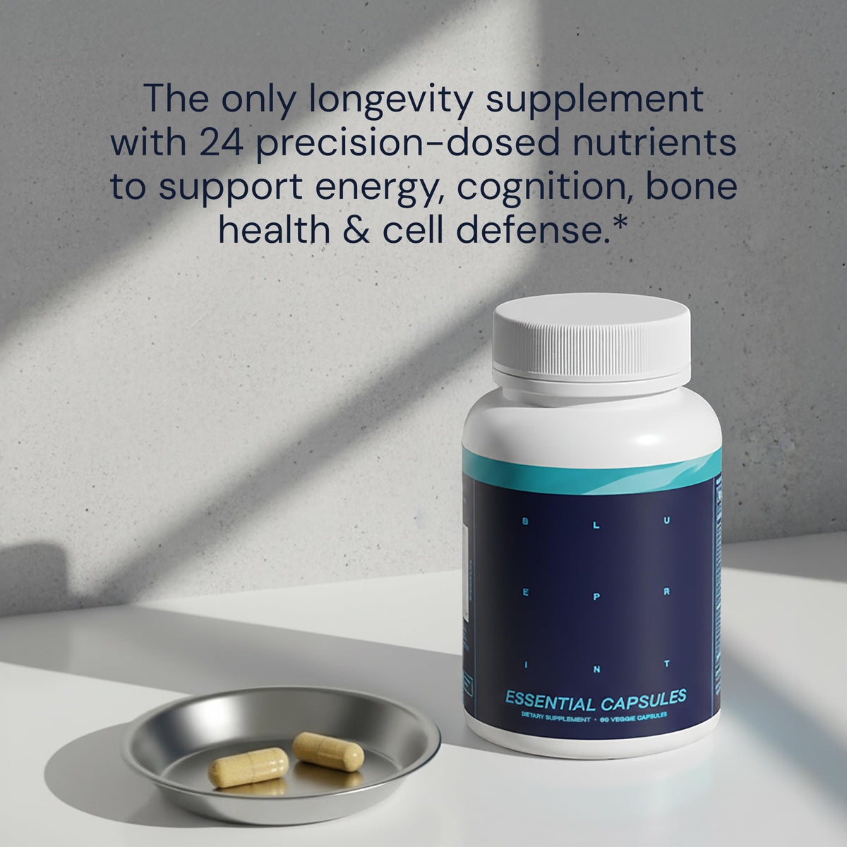 Daily Multivitamin Multimineral Antioxidant Supplement with Calcium Vitamin B1 Vitamin D Zinc Vegan Non GMO 30 Servings H864336