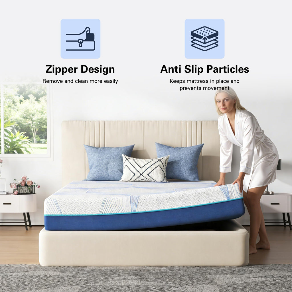 6 Inch Gel Memory Foam Twin Size Mattress O97481