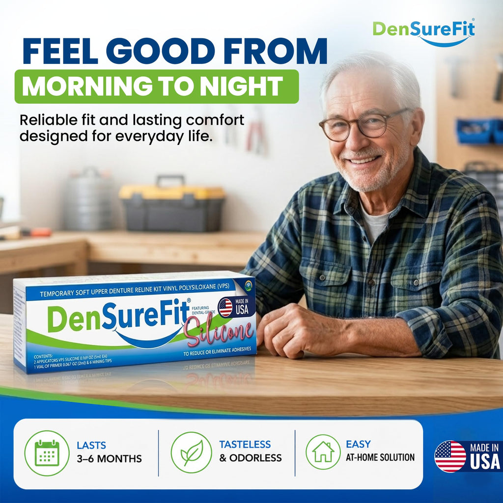 Upper Denture Reline Kit Soft Silicone Liner B8303