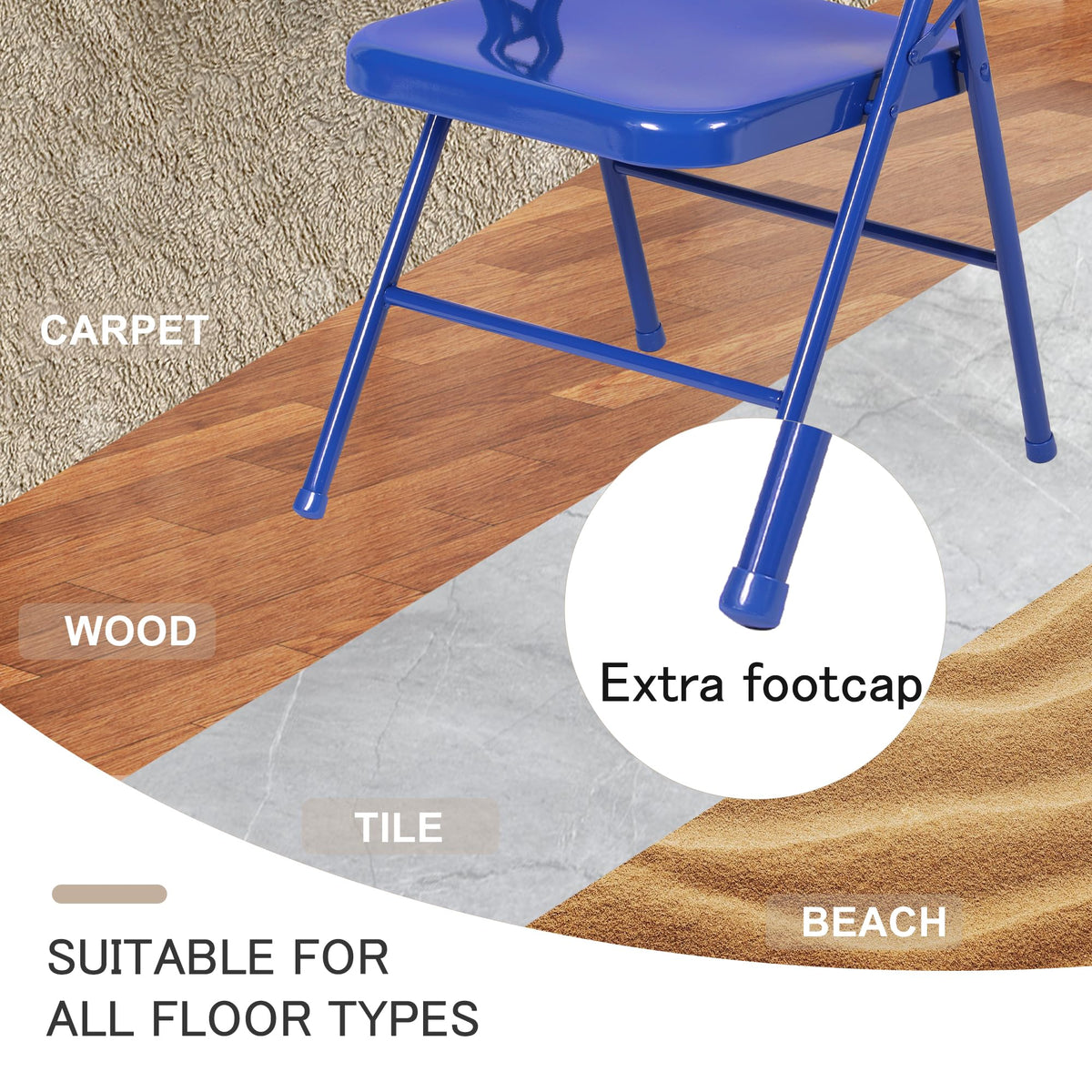Metal Folding Chairs 4 Pack I8132