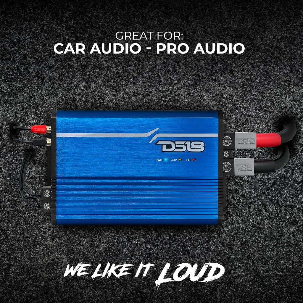 Compact Full-Range Class D 1-Channel Amplifier 2,500 Watts RMS R884574